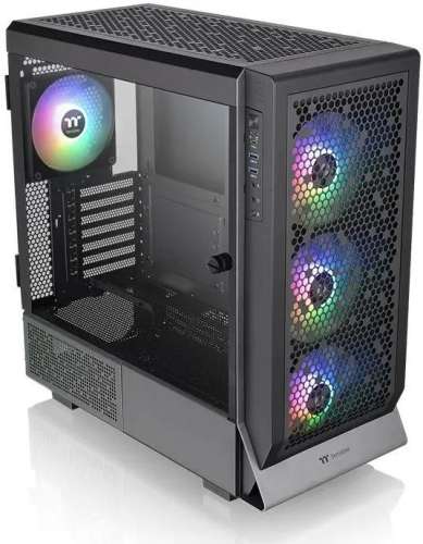 Корпус ATX Thermaltake Ceres 500 TG ARGB, Midi-Tower, без БП,  черный [ca-1x5-00m1wn-00]